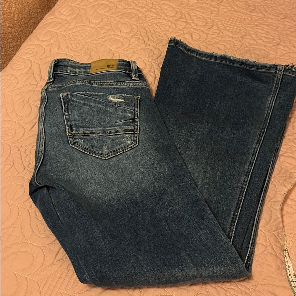 Bke Stella Low Rise Flare Jean - Picture 12 of 13